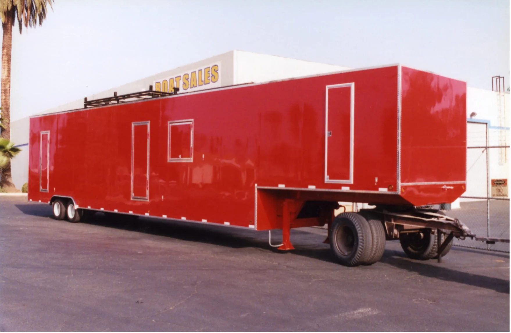 Purpose-built fire training trailer
