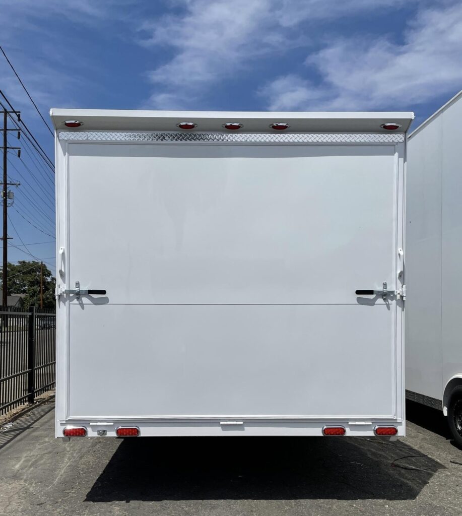 folded up trailer