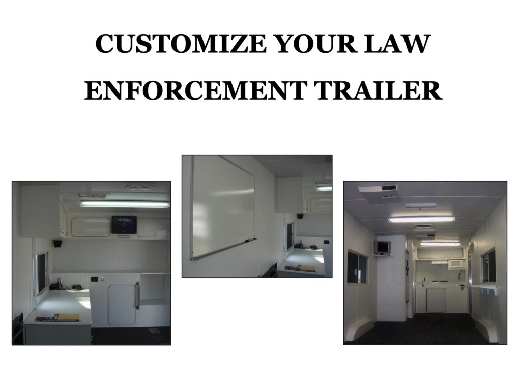 law enforcement trailer options