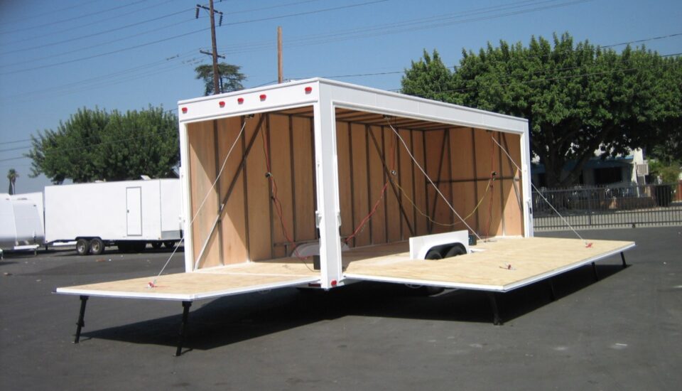 drop-down side wall trailers